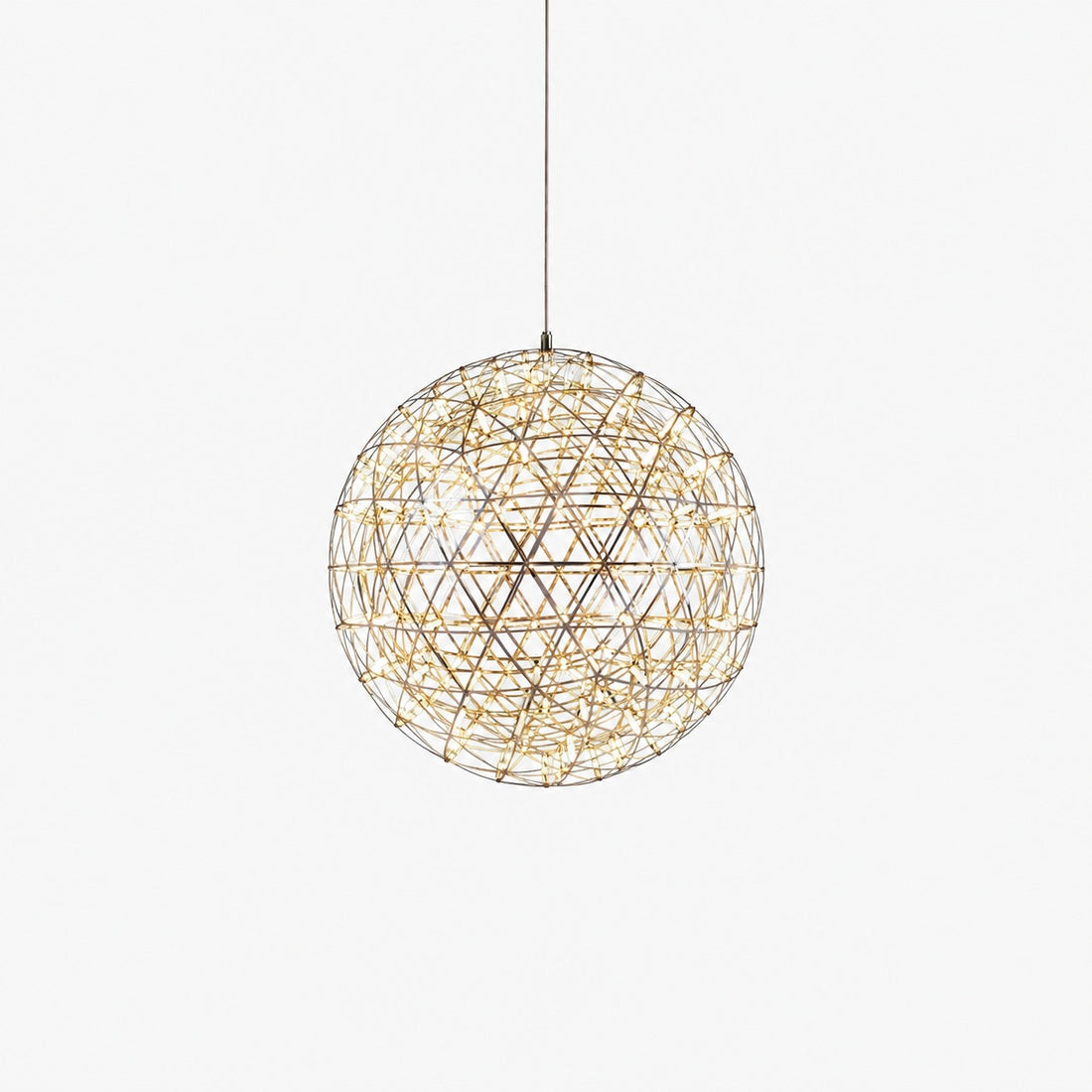 Silver Spark Ball Pendant Light