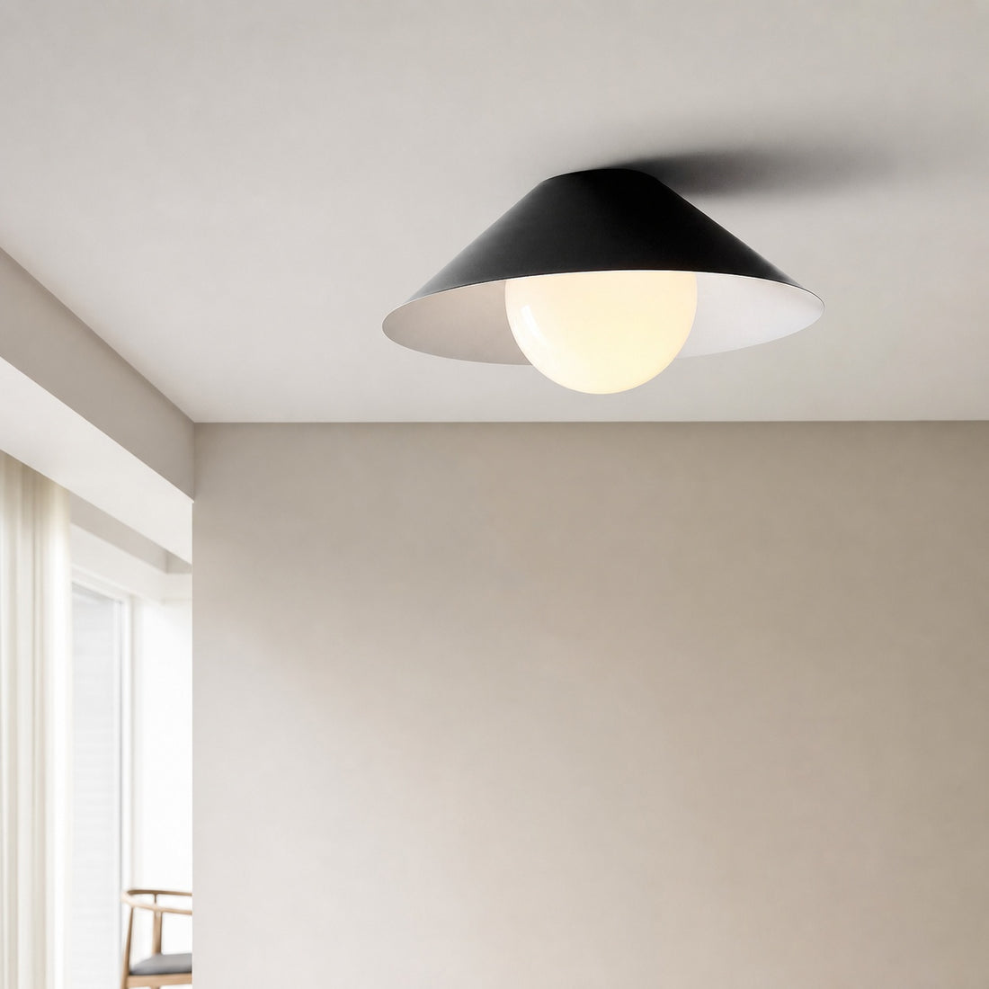 Brivana Semi-Flush Ceiling Light - Modern Home Lighting