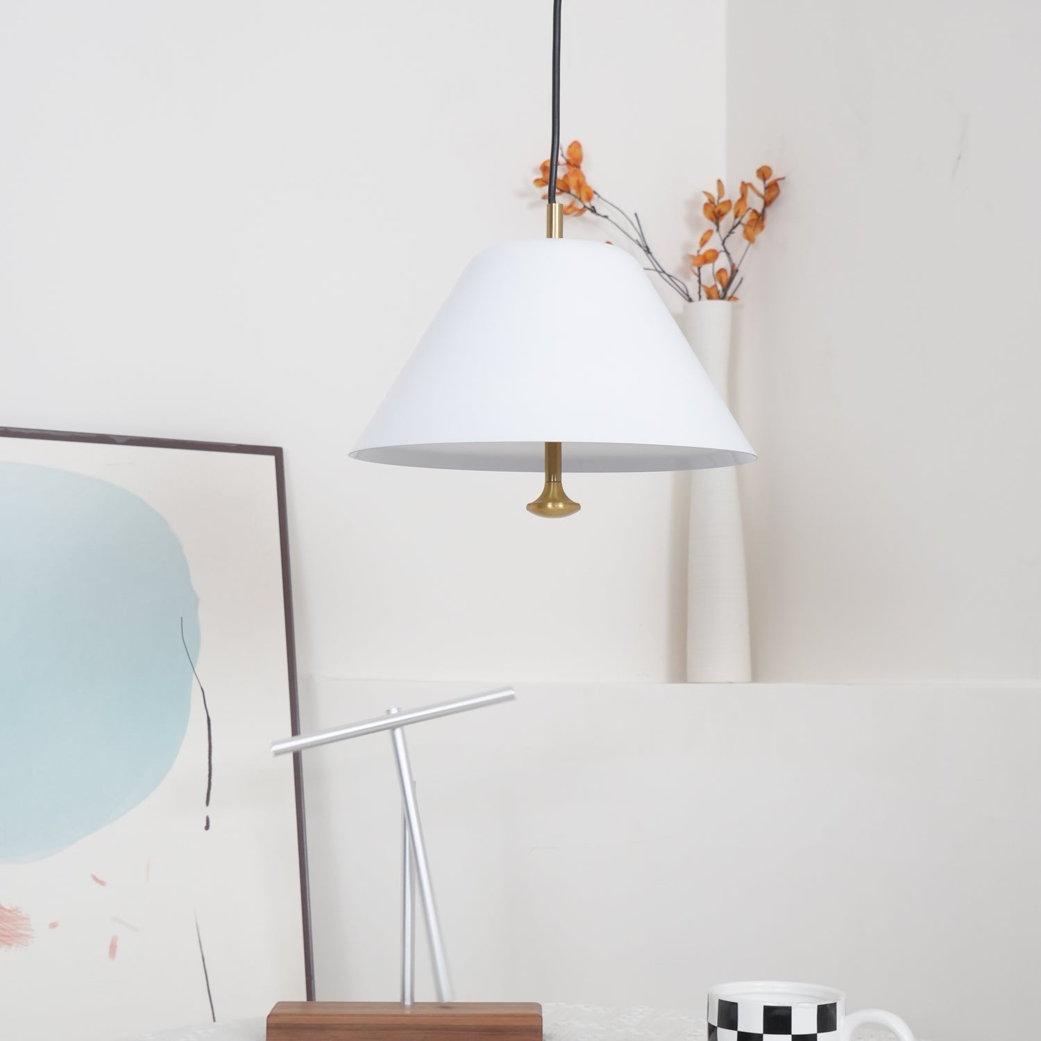 Simple Mushroom - Shaped Smooth Pendant Lighting