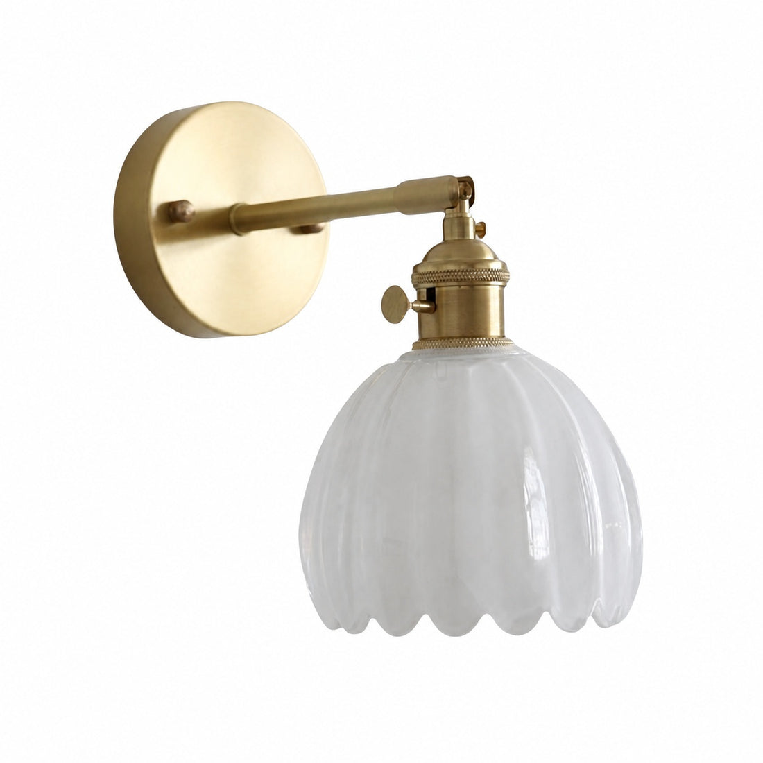 Blossix Floral Tulip Wall Sconce – Modern Wall Lamp Metal Base for Home Interior Lighting N64