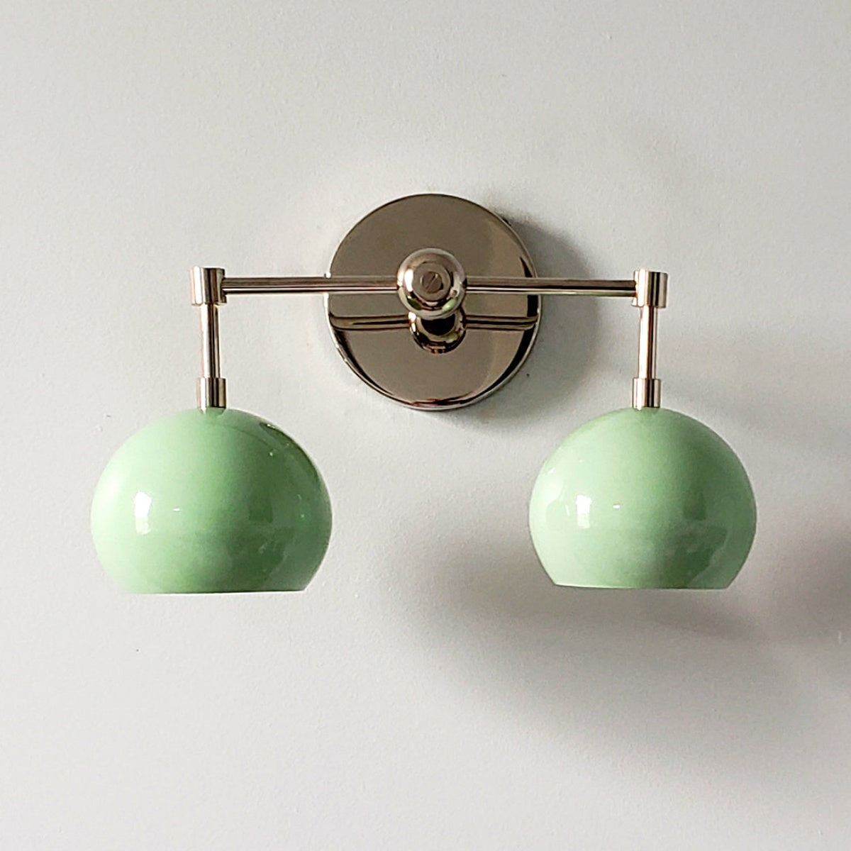 Spring Green Shades Sconce - Double Bubble Pop Vanity Wall Light
