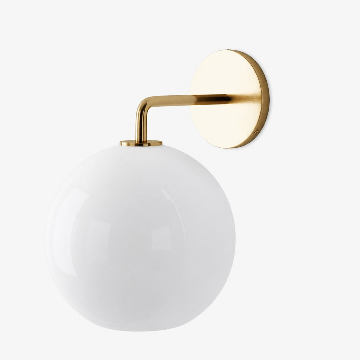 Selvion Artistic Globe Sconce Light - Handcrafted Glass Sculptural Wall Fixture