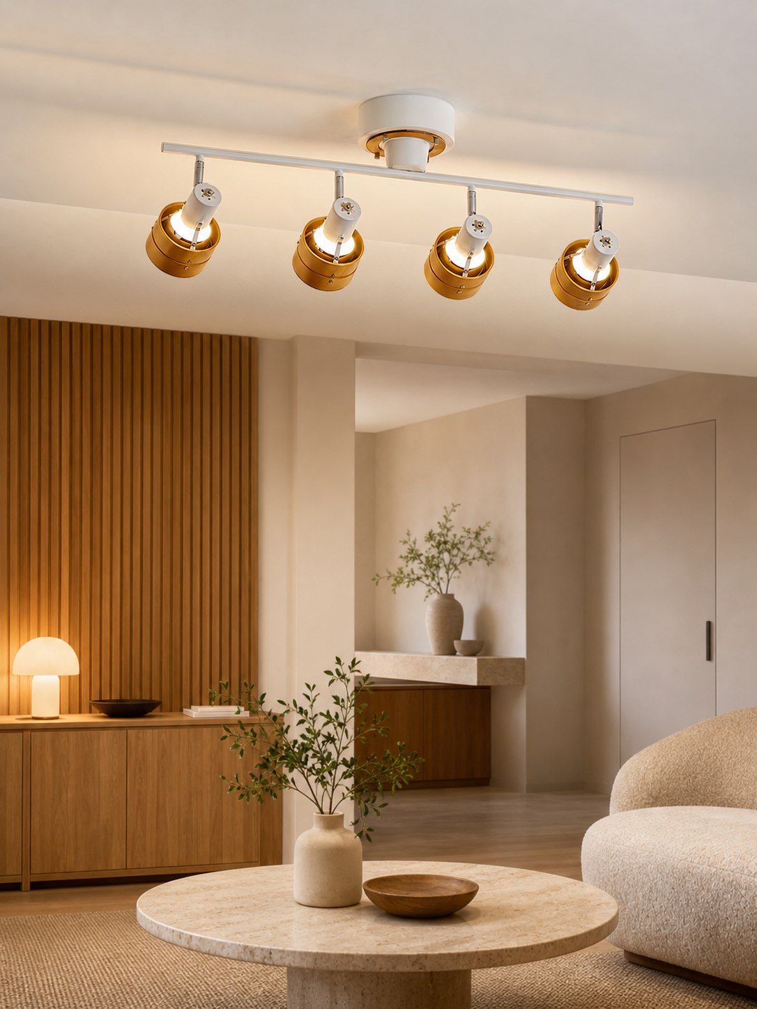 Nordic Cylindrical 4-Light Spotlight