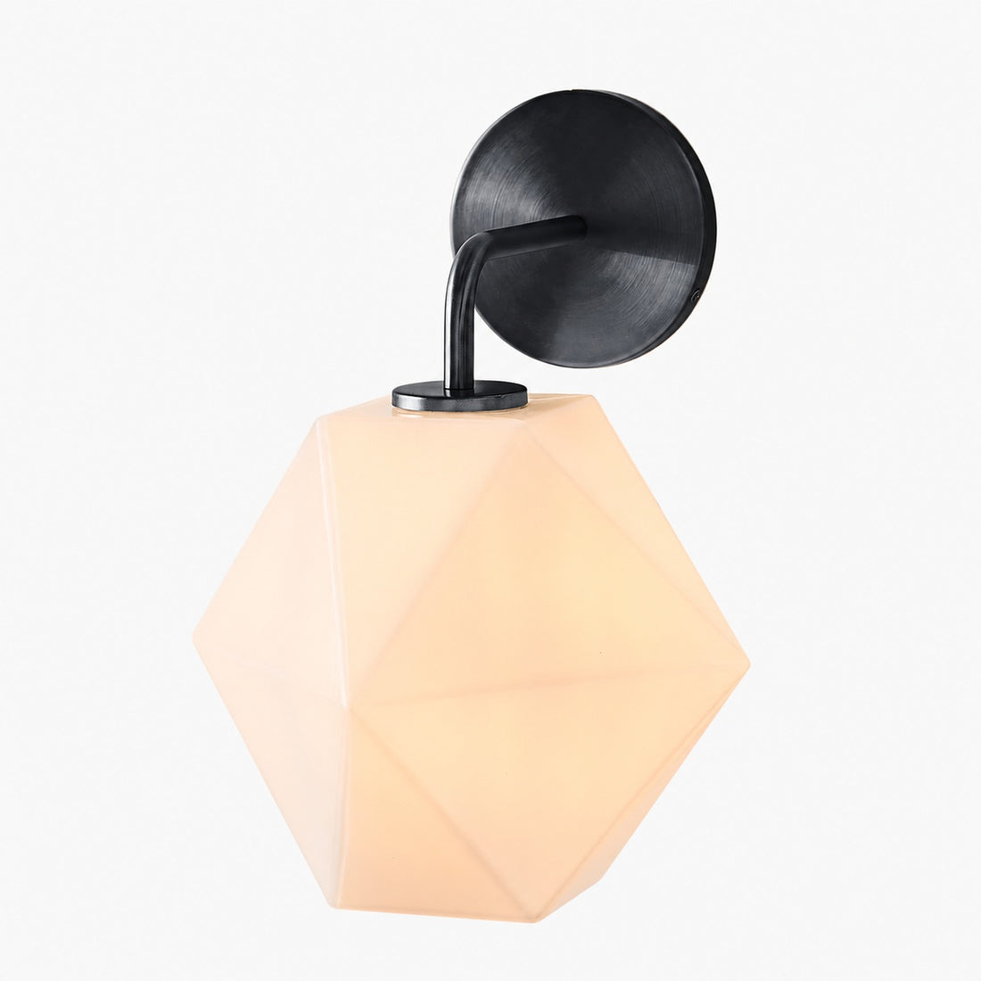 Talvior Geometric Modern Bathroom Sconce - Faceted Shade Light in Luxe Finishes
