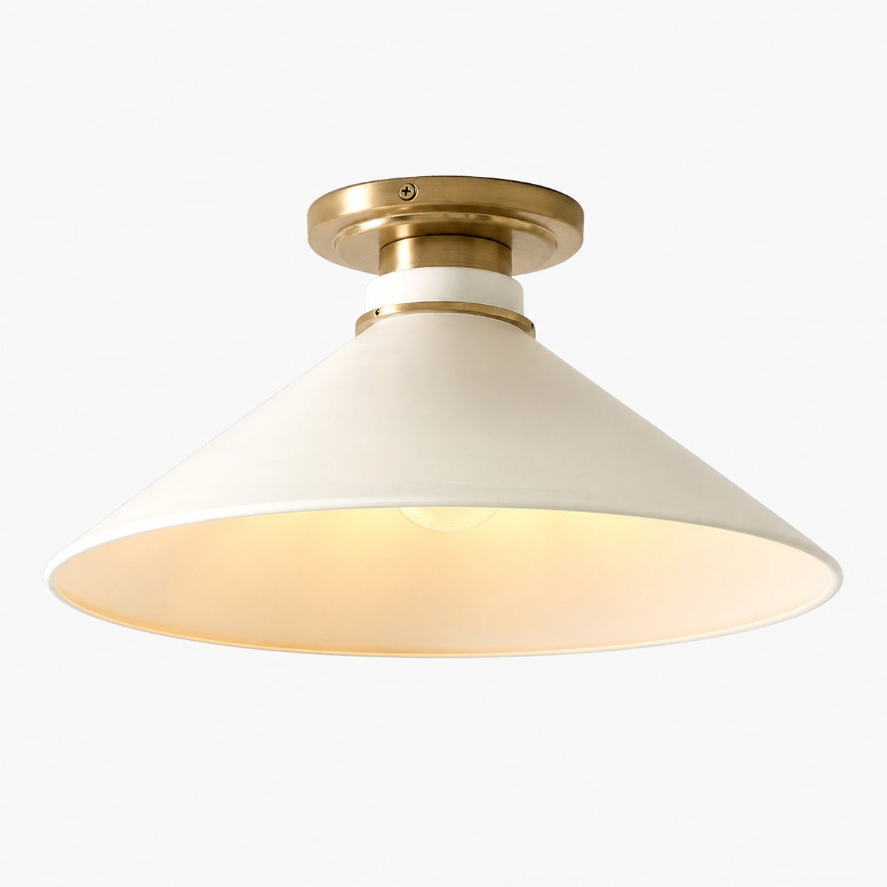 Aurenza Flush Mount – Farmhouse Ceiling Light with Simple Elegant Design
