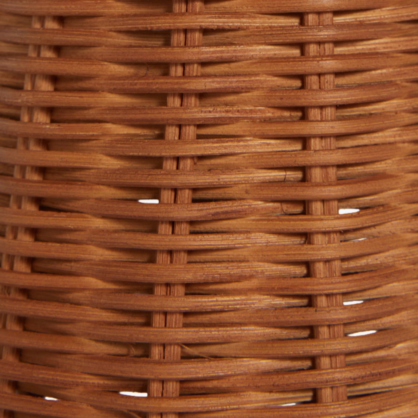 Wickara Sculptural Rattan Mini Table Lamp - Natural Woven Finish Suitable for Side Tables & Entryways