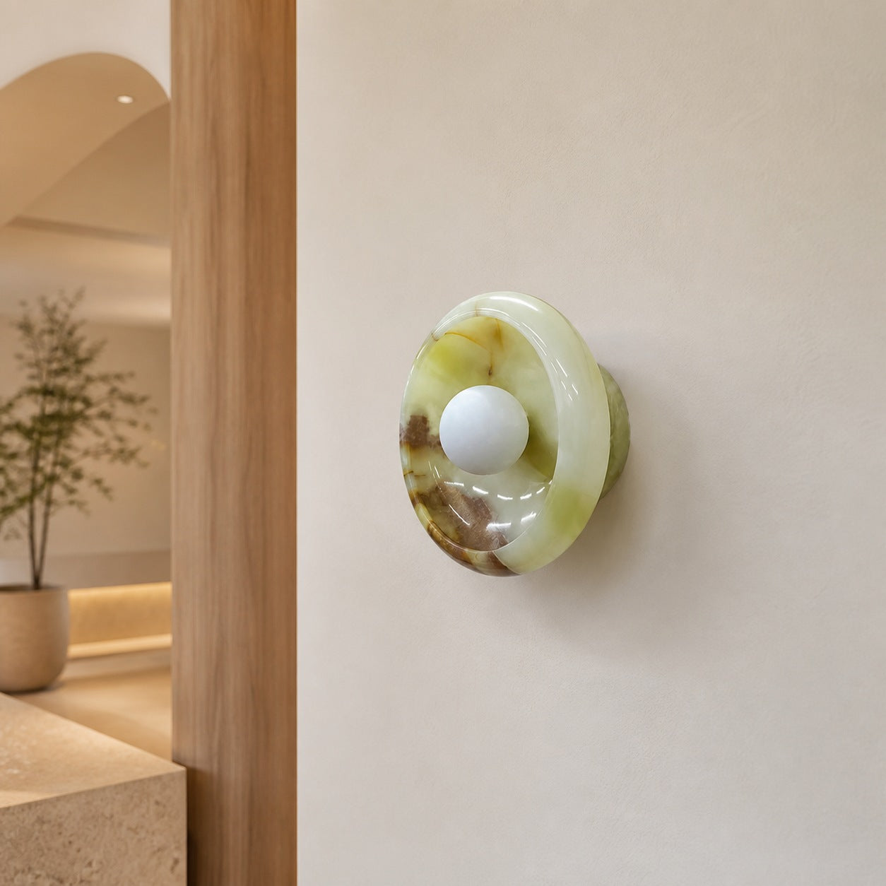 Piedra Marble Wall Lamp