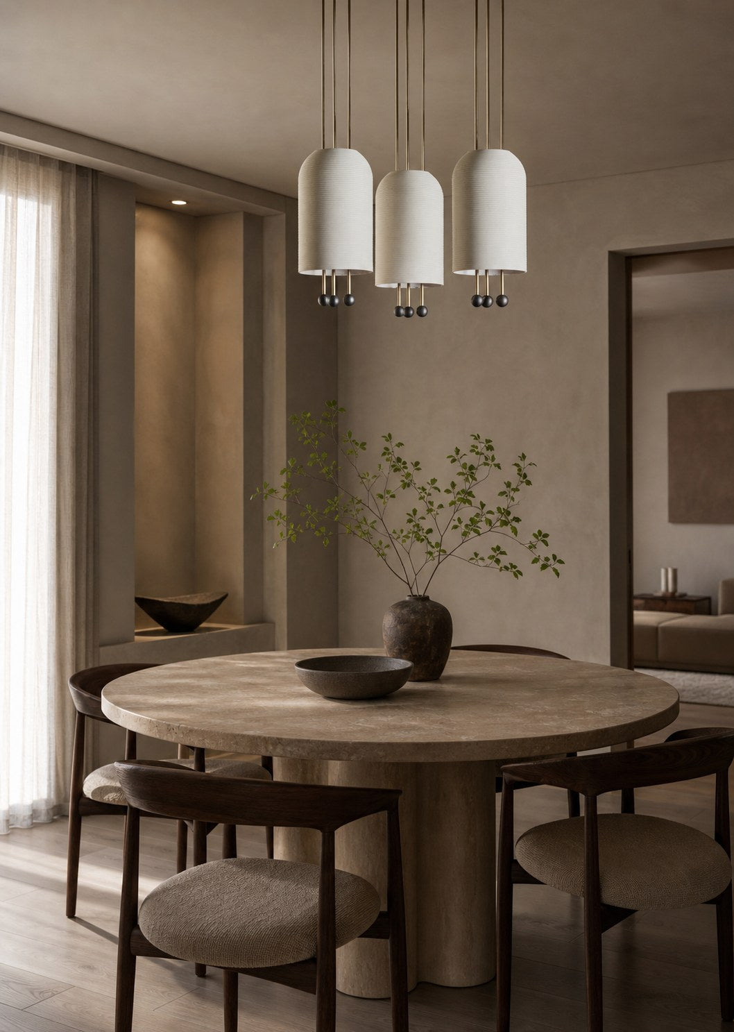 Lantern Glass Pendant Lamp