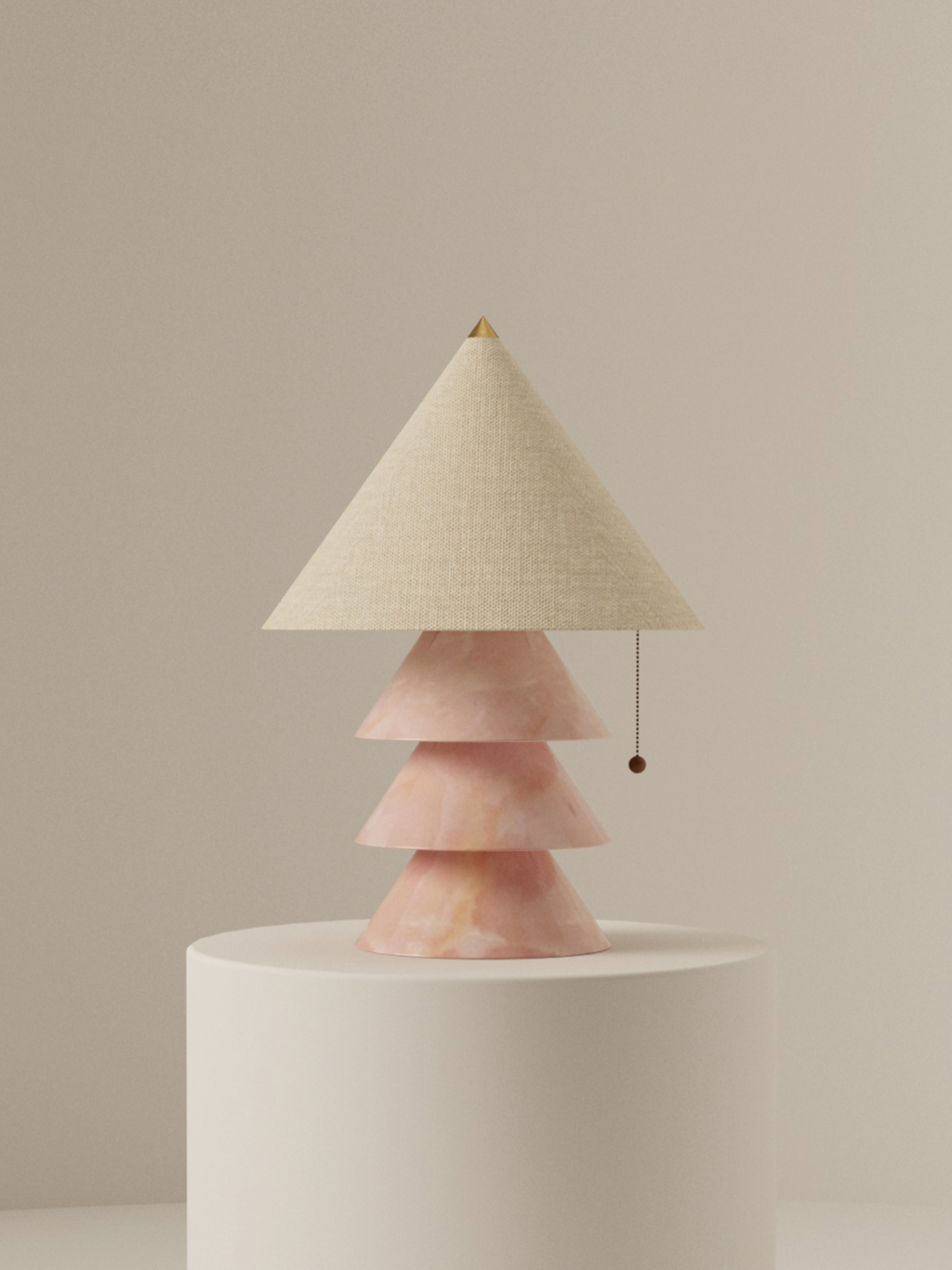 Flax Onyx Table Lamp