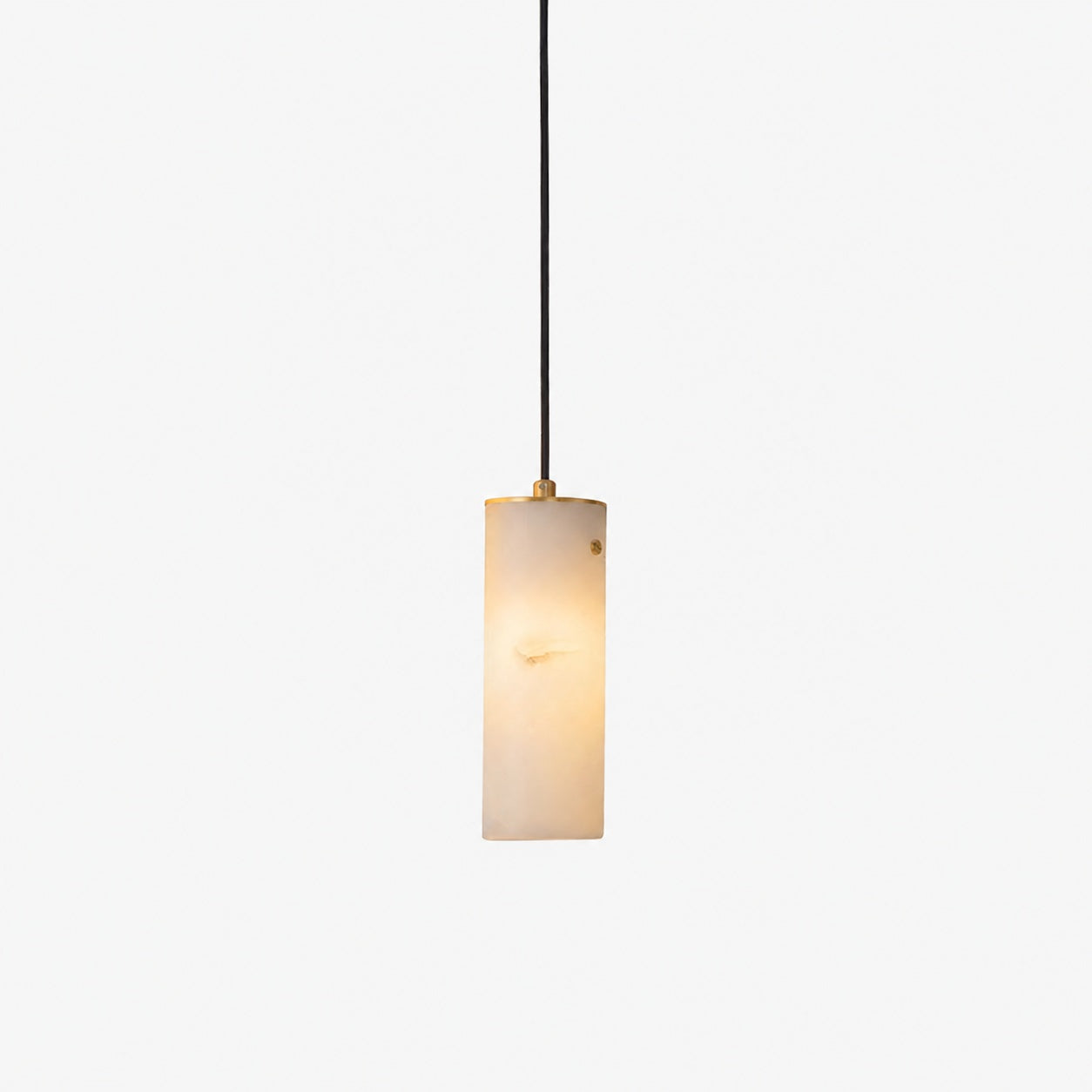 Nula Vertical Alabaster Pendant Light