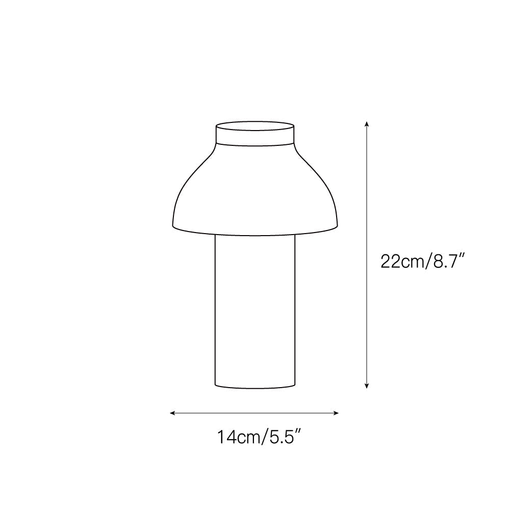 Modern Portable Table Lamp – Minimalist Rechargeable Light for Indoor Outdoor Use