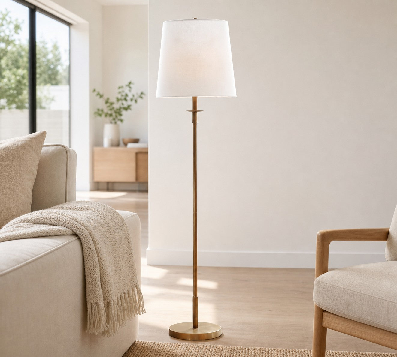 Rowan Articulating Floor Lamp - Adjustable Iron Design for Task Lighting