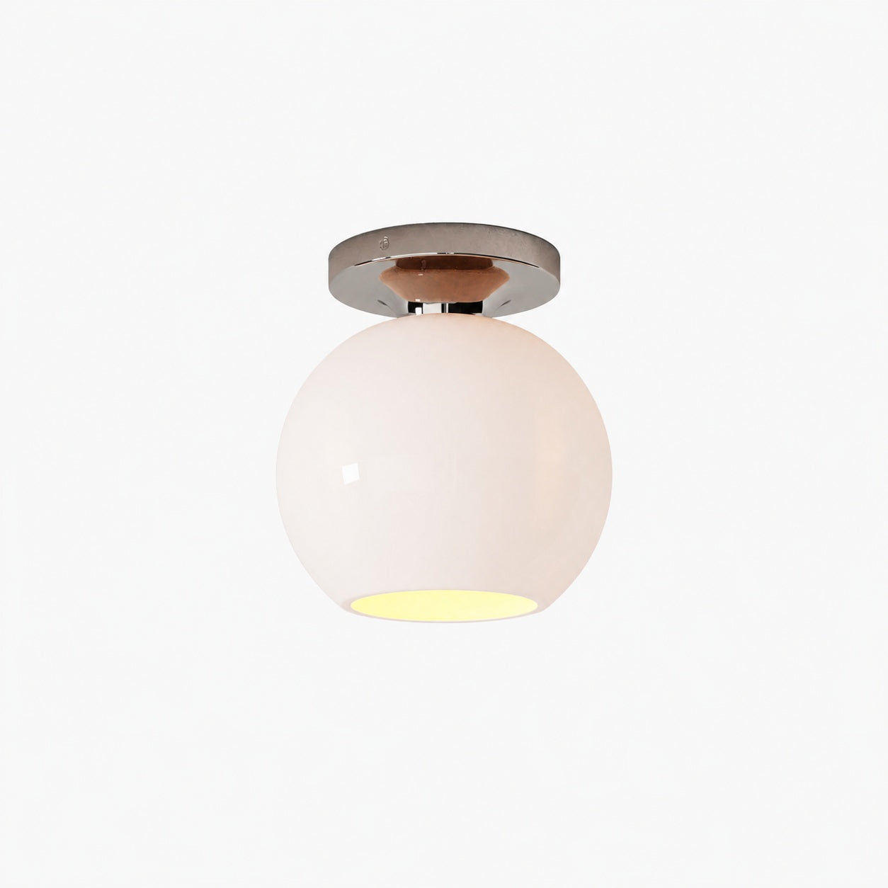 Selvion Modern Globe Pendant Light - Damp-Rated Bathroom Lighting - Luxe Glass Shade