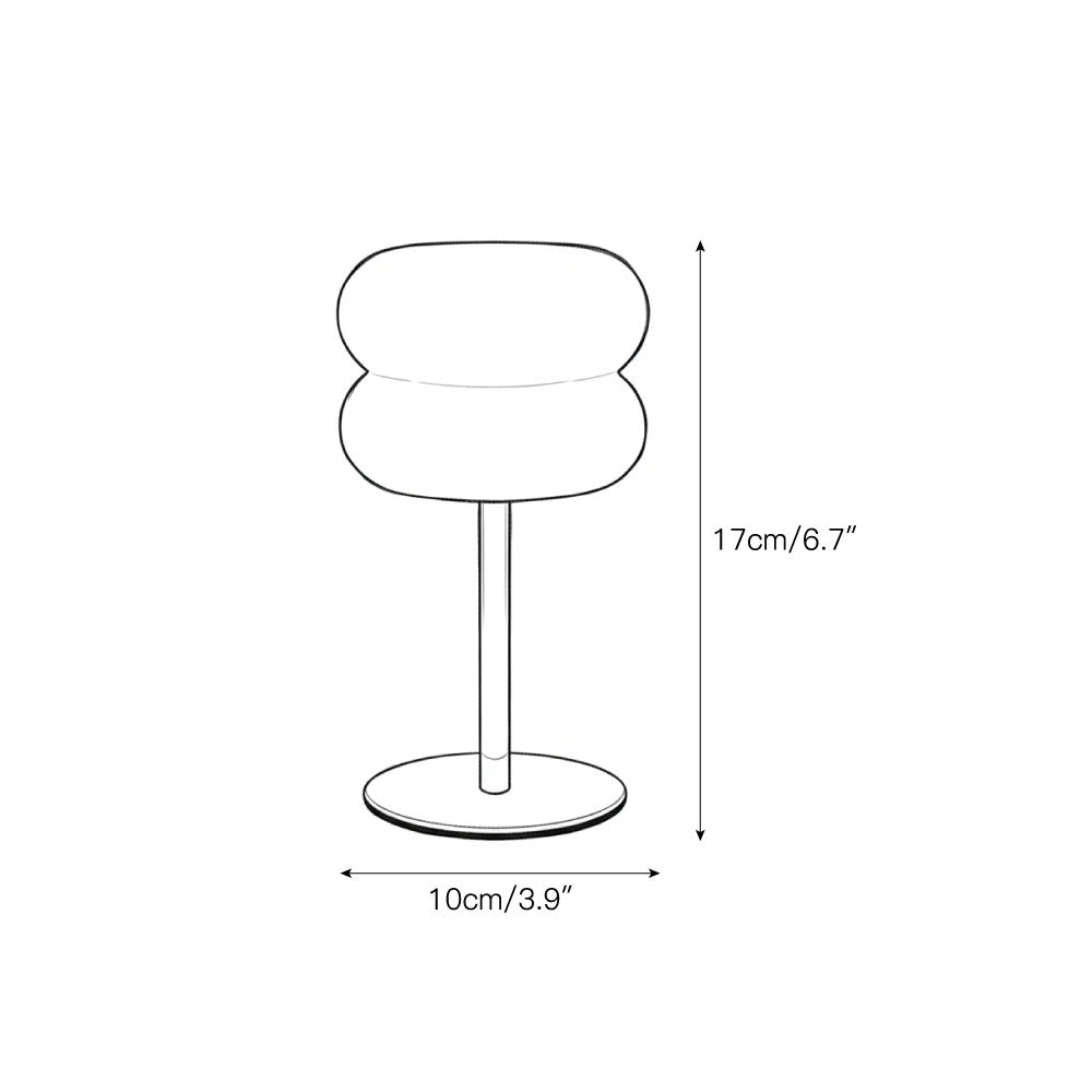 Jade Donut Table Lamp