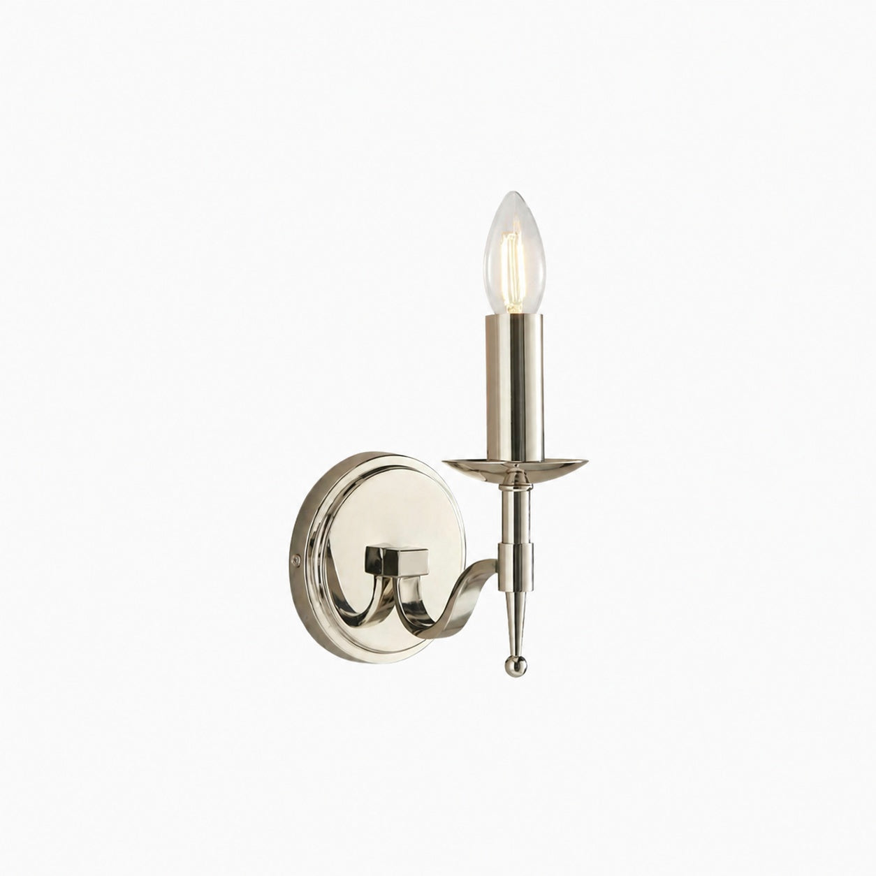 Tela Classic Wall Sconce Metal Wall Light - Elegant Wall Sconce Ideal for Hallway or Living Room