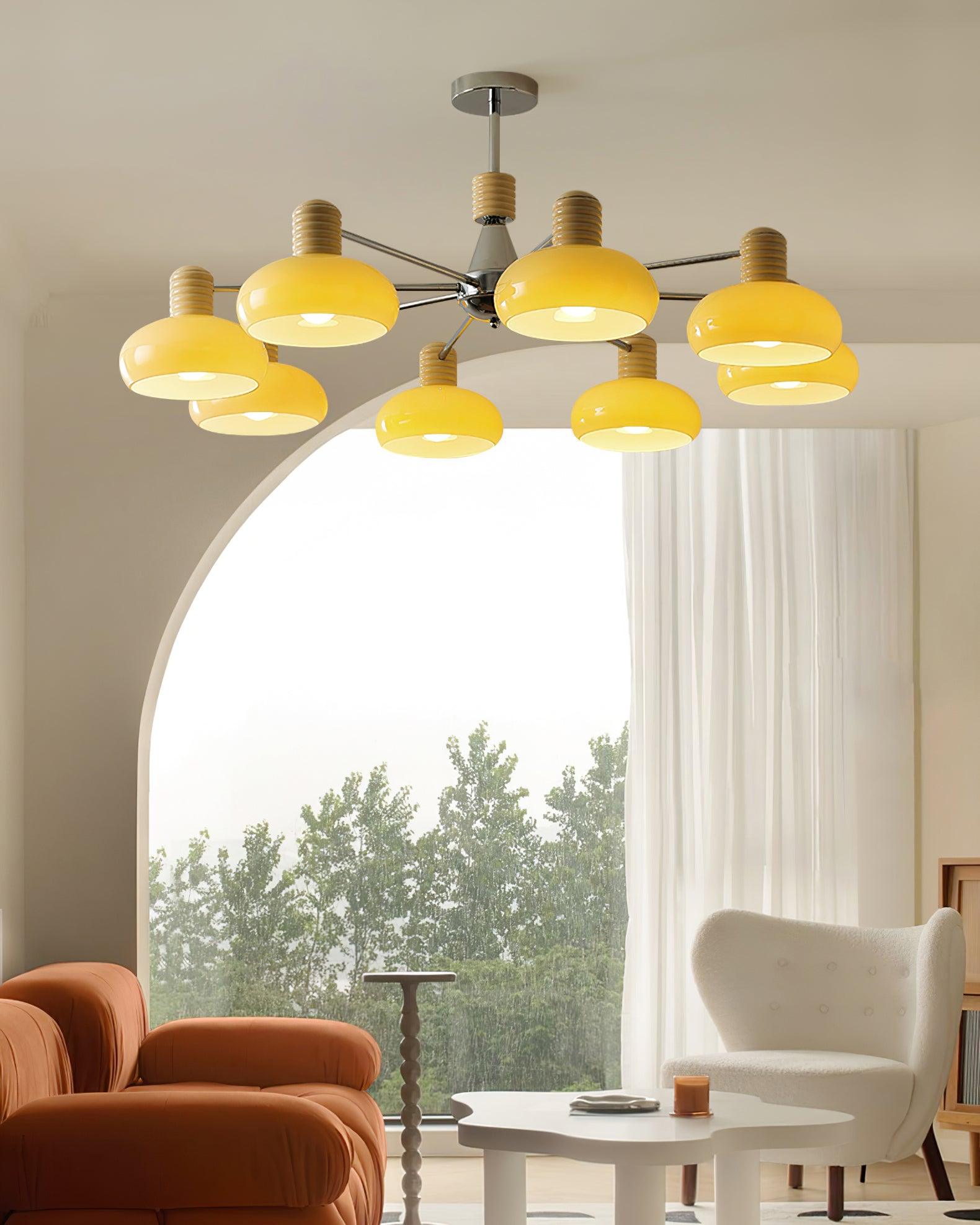 French Persimmon Chandelier