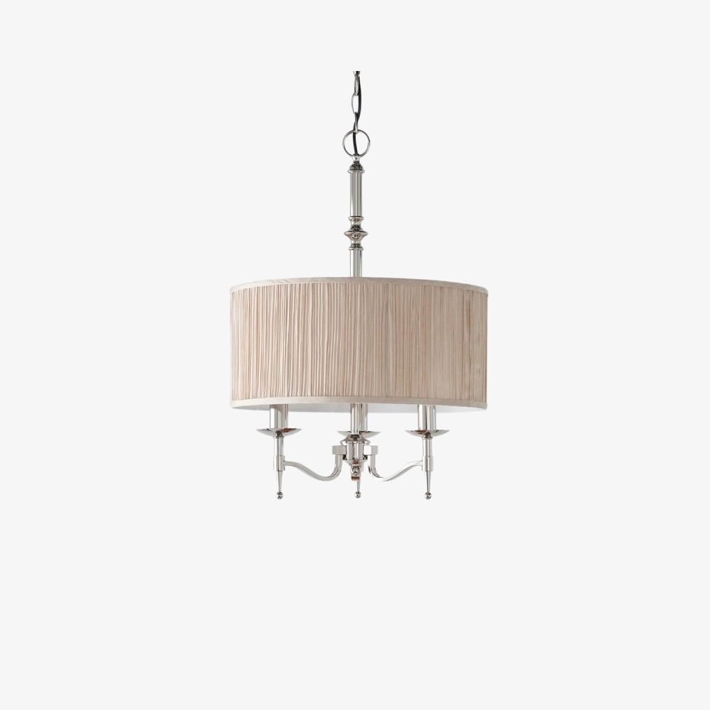 Tela 3-Light Pendant Lamp - Elegant Multi Arm Hanging Light for Living & Dining Spaces