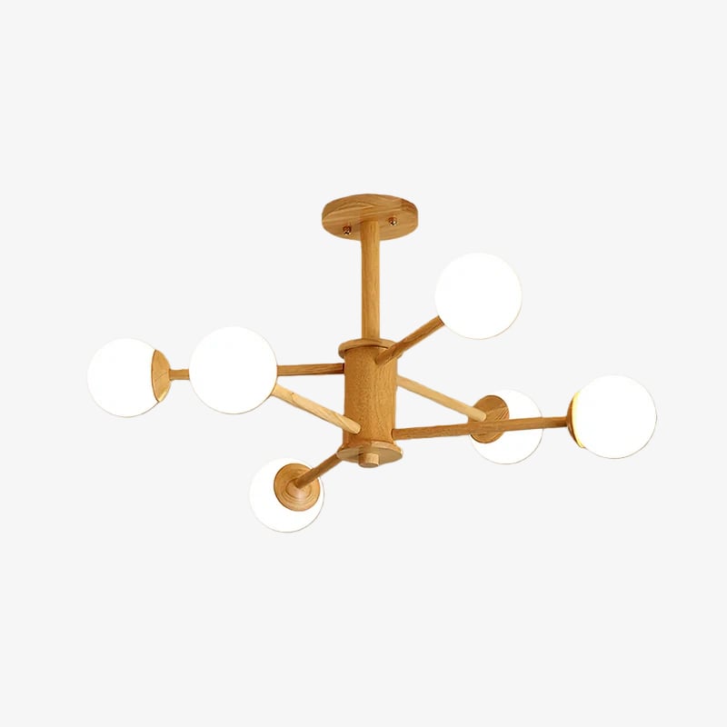 Orrise Molecular Design Ceiling Lamp - Artistic Branch Lighting Chandelier for Home Spaces