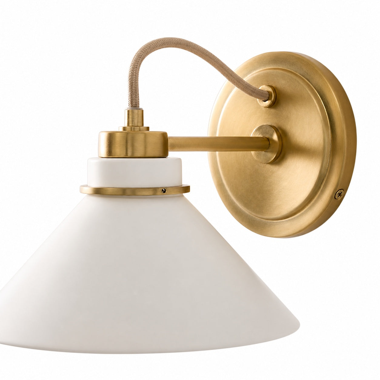 Aurenza Sconce – Farmhouse Wall Light with Metal Accents for Cozy Spaces