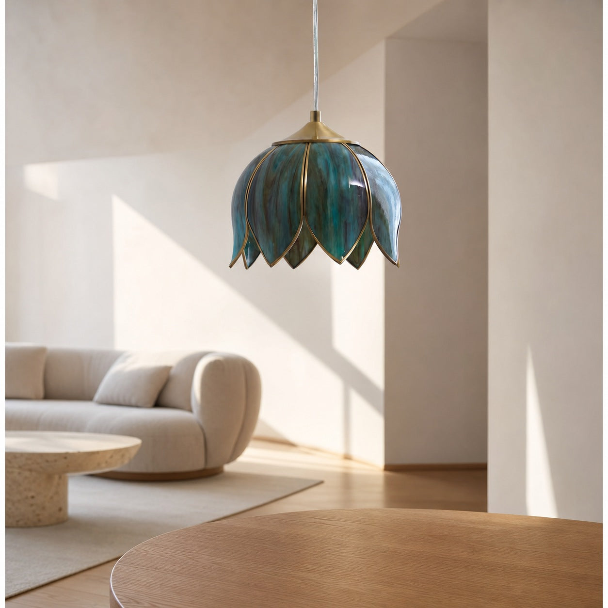 Retro Lotus Pendant Lamp