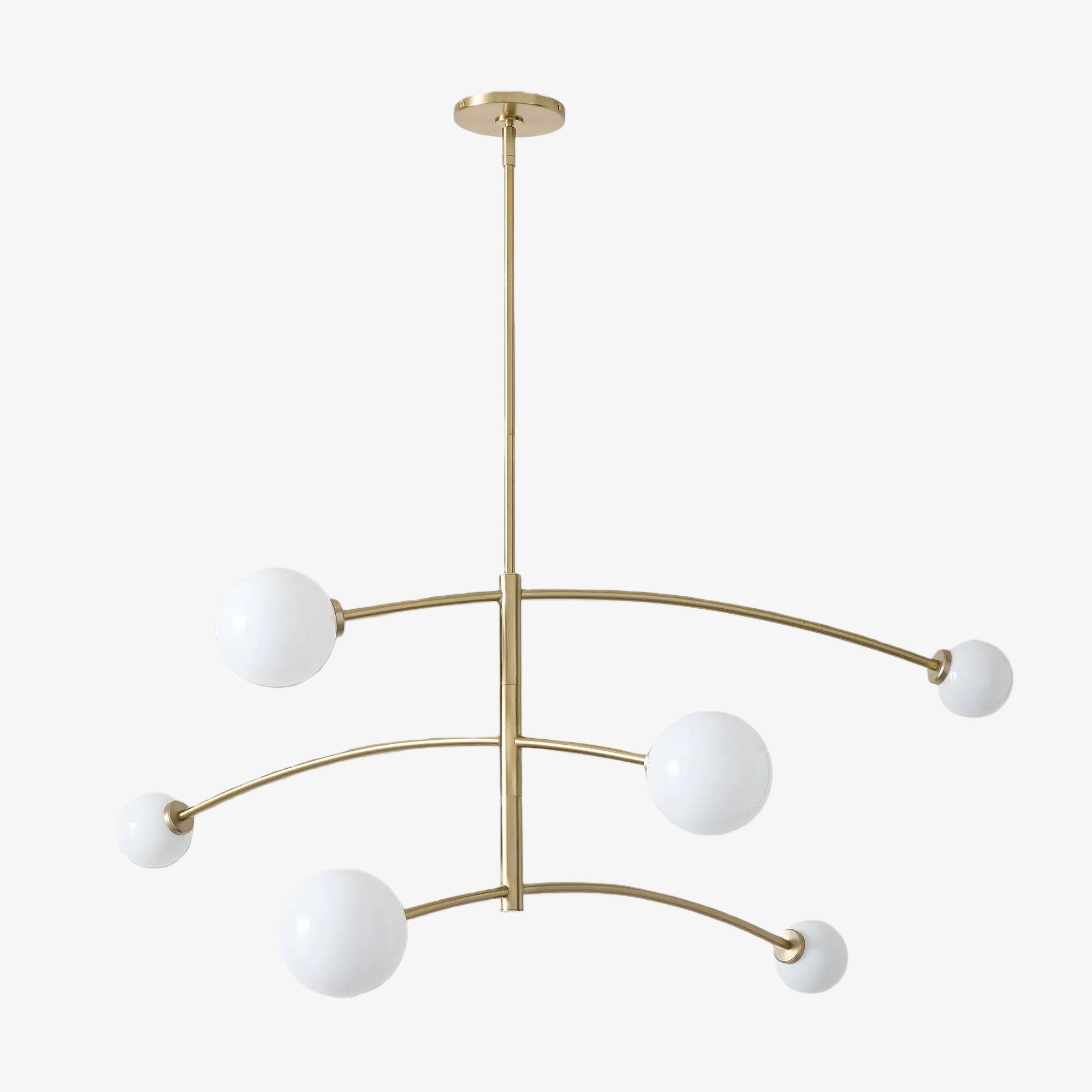 Arden Glass Pendant Chandelier – Minimalist Geometric Design for Modern Interiors