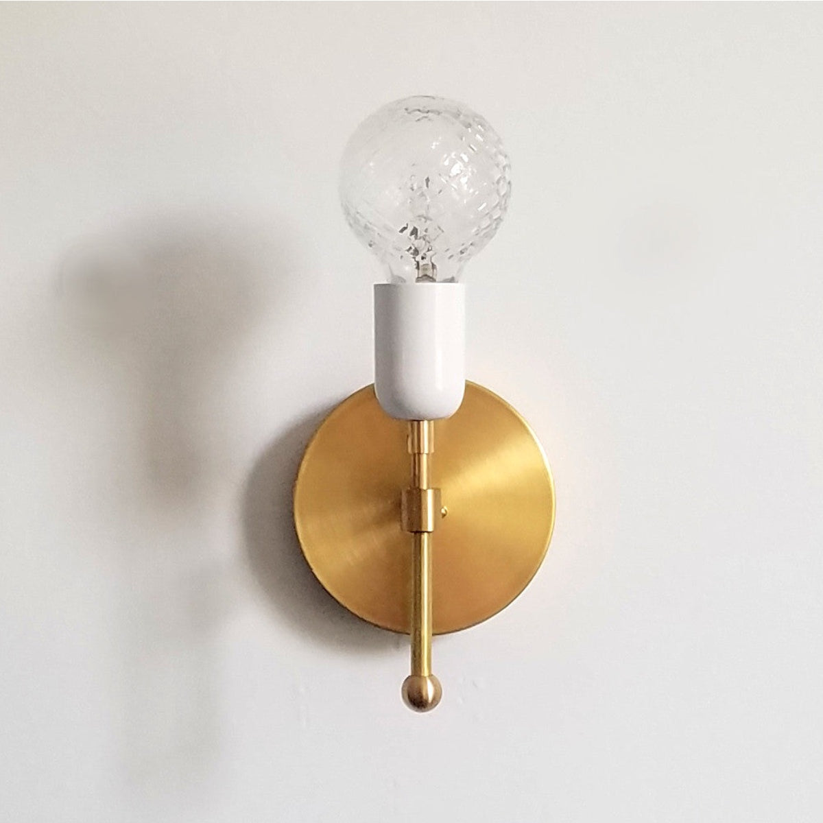 Boho Accent Brass Fixture Wall Sconce