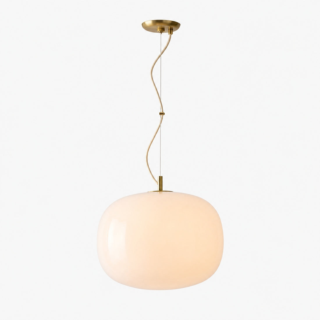 Lumivelle Minimalist Glass Pendant – Adjustable Height Dimmable Design