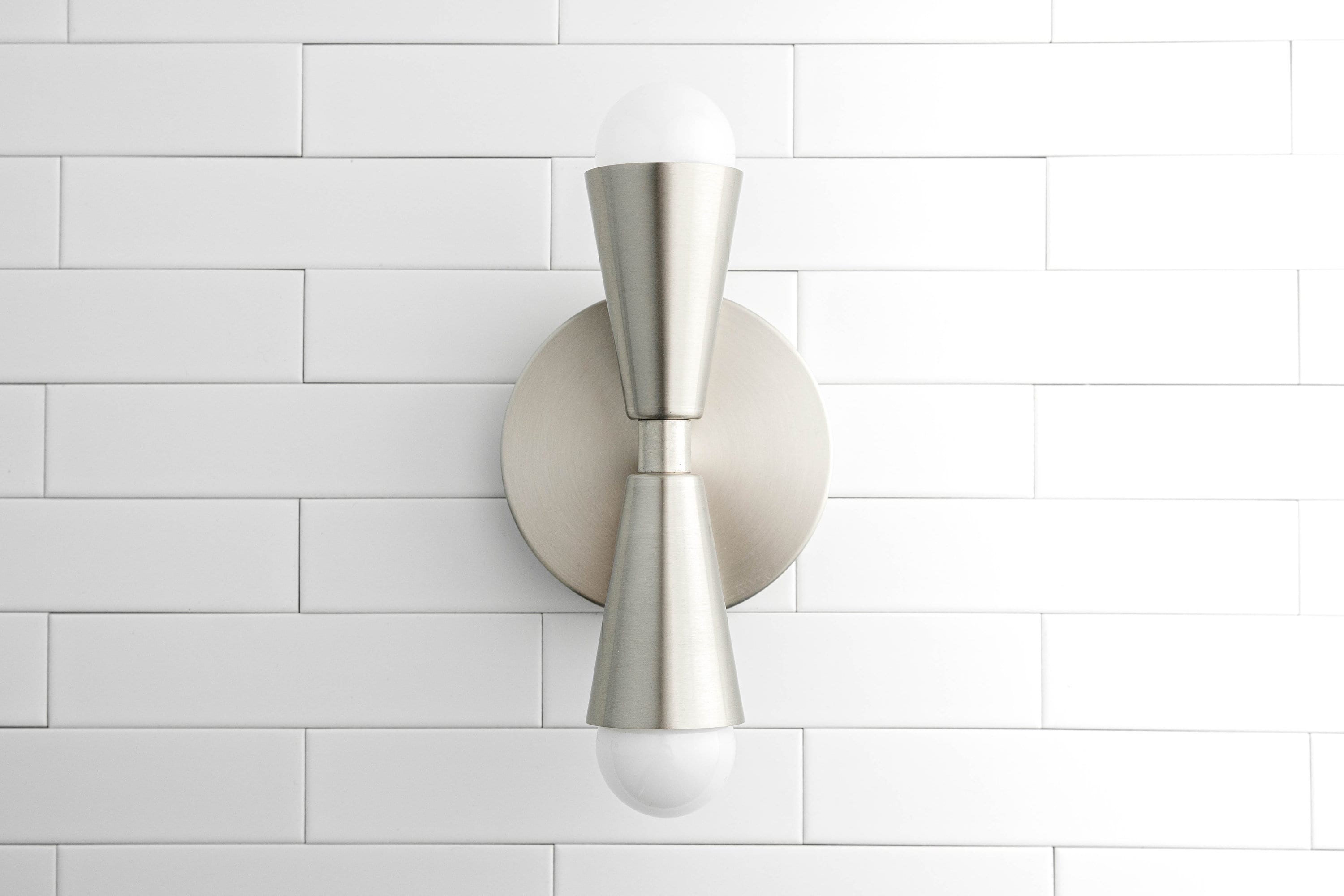 Pyralis Cone Modern Tapered Wall Light – Minimalist Design for Bathroom or Bedroom