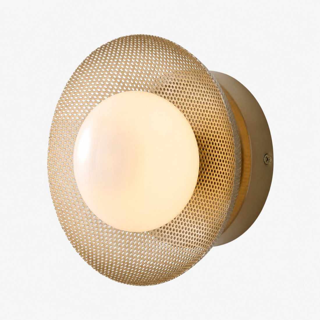 Elorina Sconce Wall Light - Textured Metal or Glass Shade