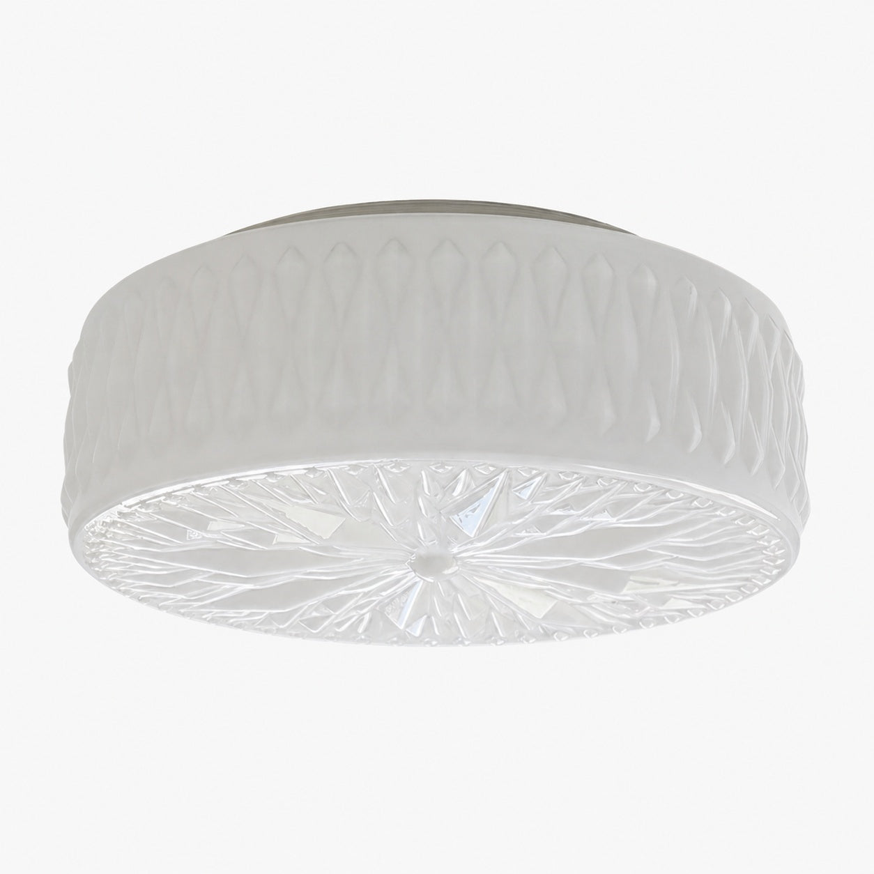 Mistaro Minimal Glass Ceiling Lamp - Flush Mount Design for Living Room and Bedroom