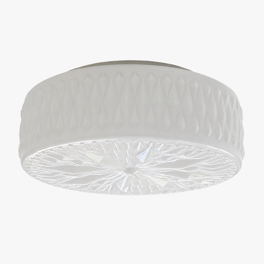 Mistaro Minimal Glass Ceiling Lamp - Flush Mount Design for Living Room and Bedroom