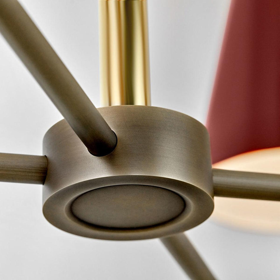 Minimalist Two-Tone Design Chandelier