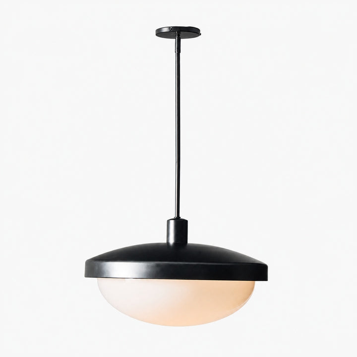 Rolvona Globe Pendant Light - Modern Oval Shade Hanging Lamp