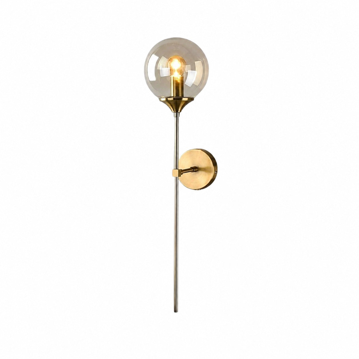Beanaura Wall Lamp Nordic Glass Ball Metal Design – Modern Indoor Lighting for Living Room