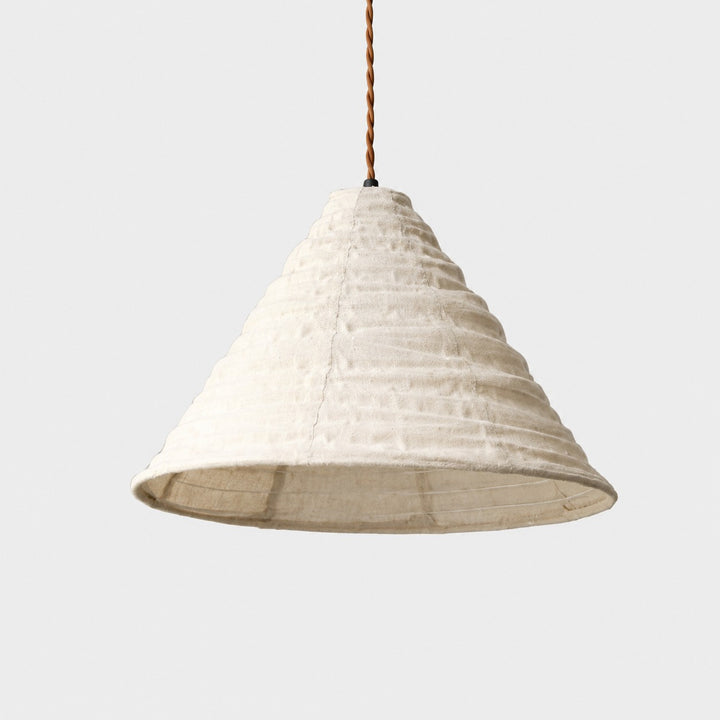 Handcrafted Wabi Sabi Fabric Pendant Lamp