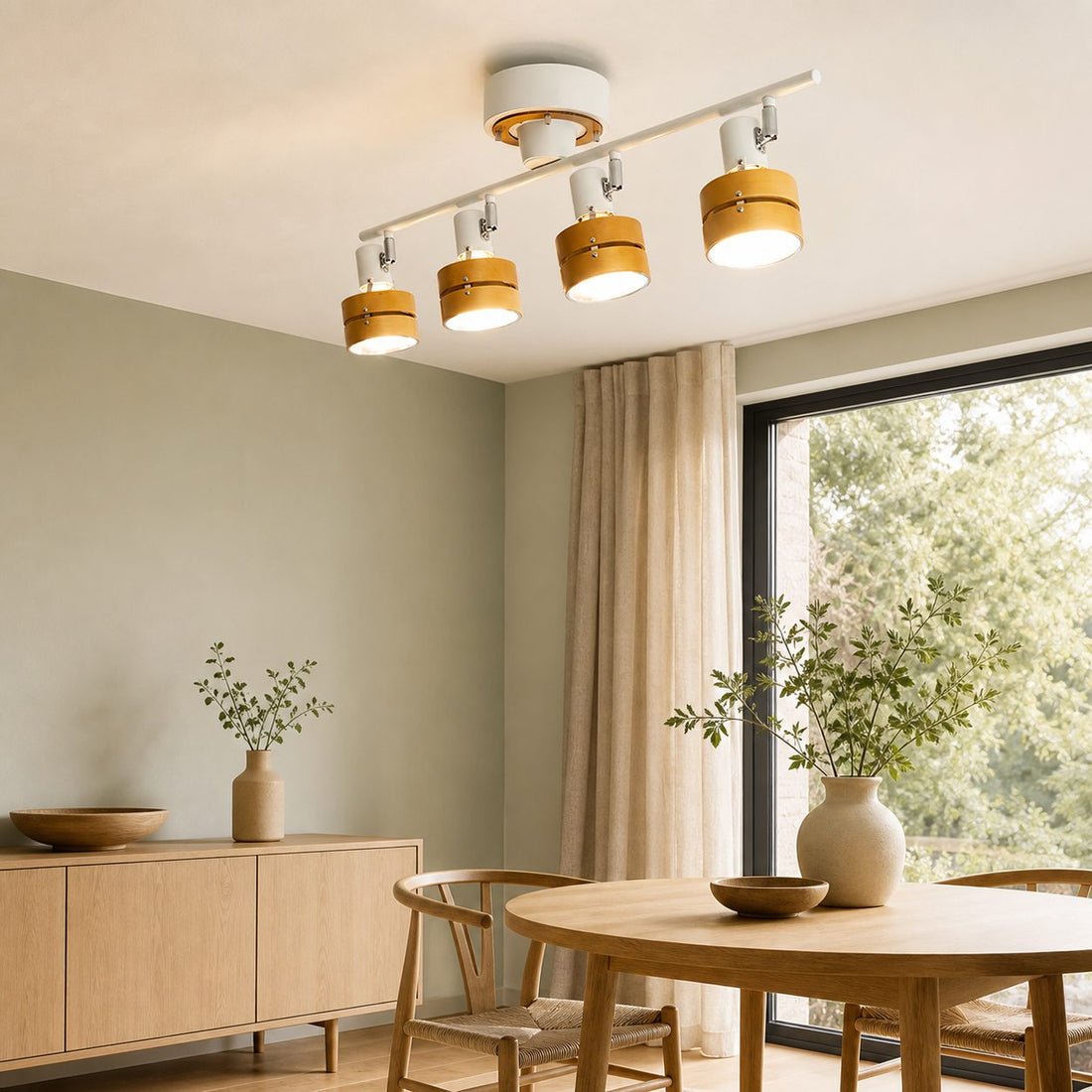 Nordic Cylindrical 4-Light Spotlight