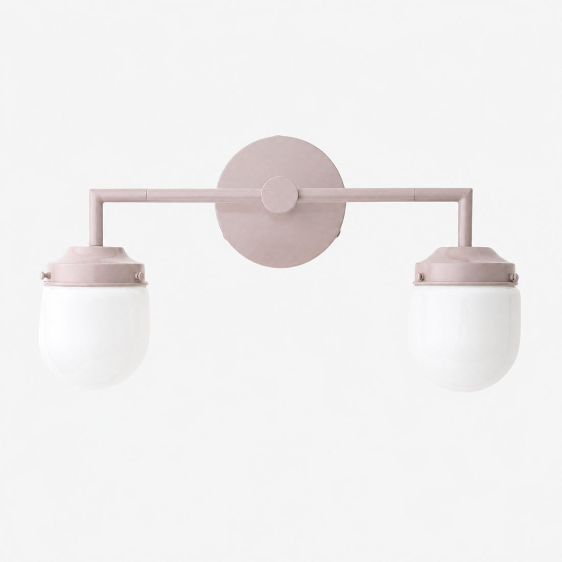 Opalume Glass Double Vanity Light - Vintage Style Bathroom Double Wall Lighting