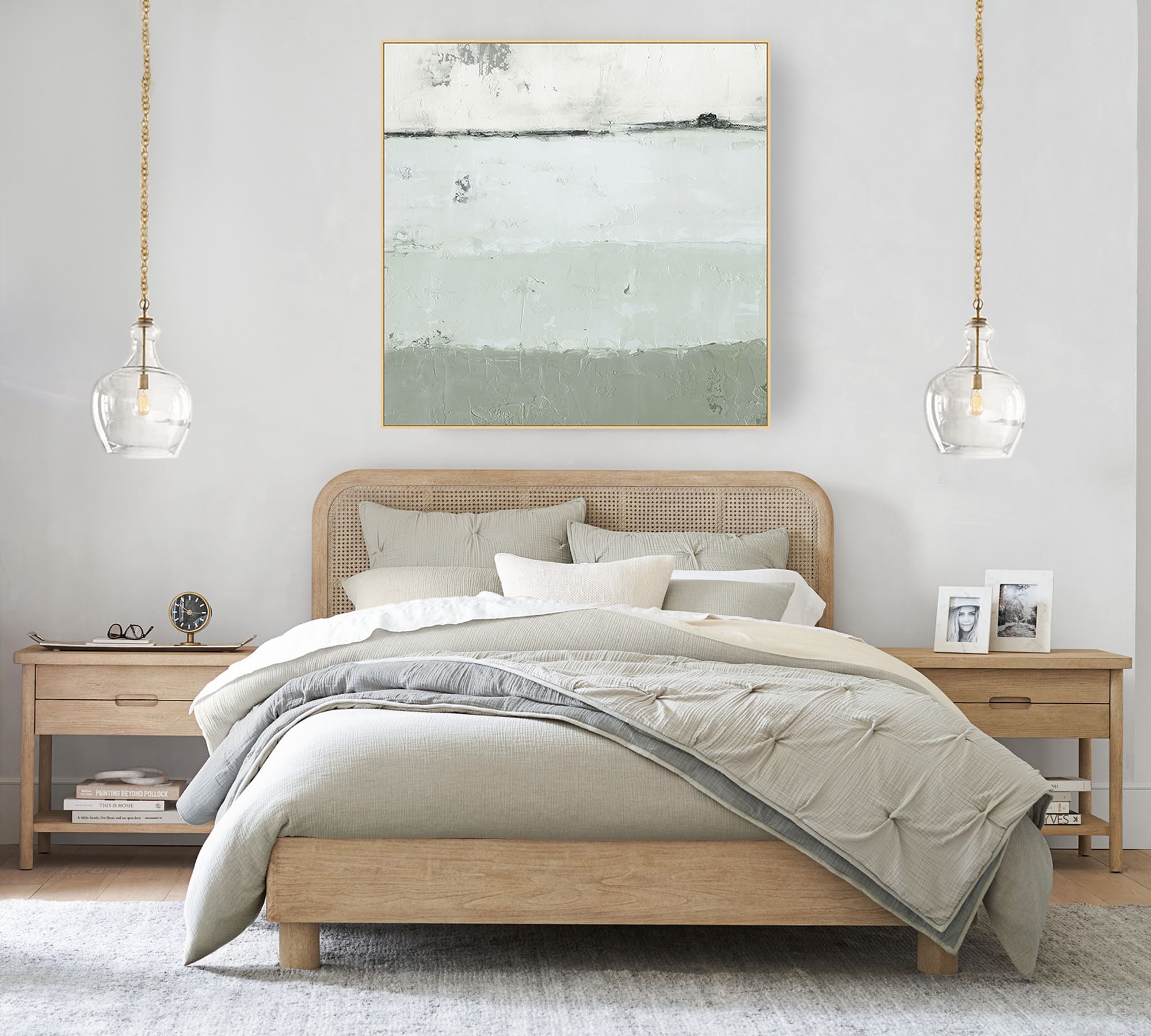 Lawson Warbled Milk Glass Pendant – Modern Elegance for Kitchen Island