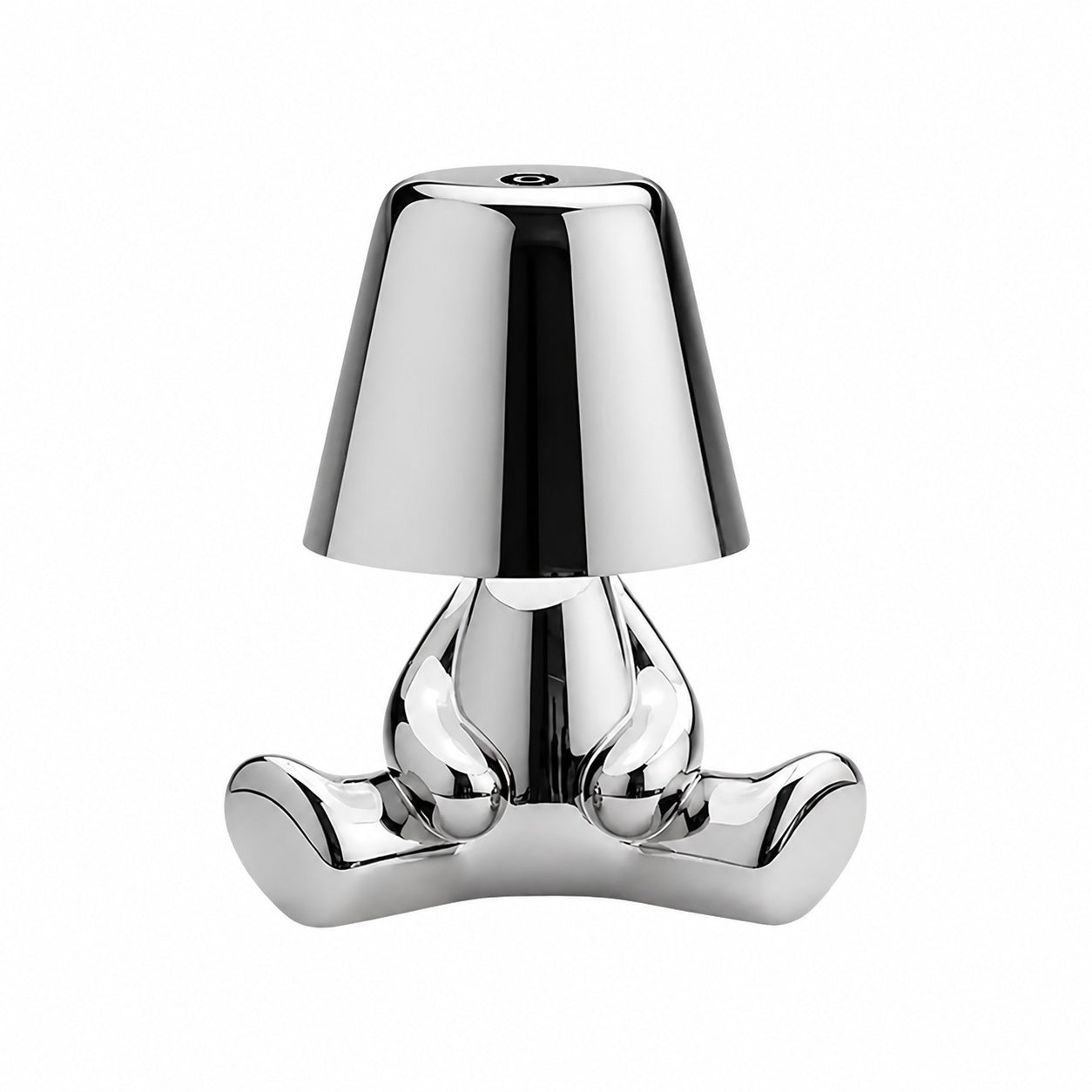 Aurabrova Rechargeable Human Figure Table Lamp – Modern Aluminium Lamp for Living Room