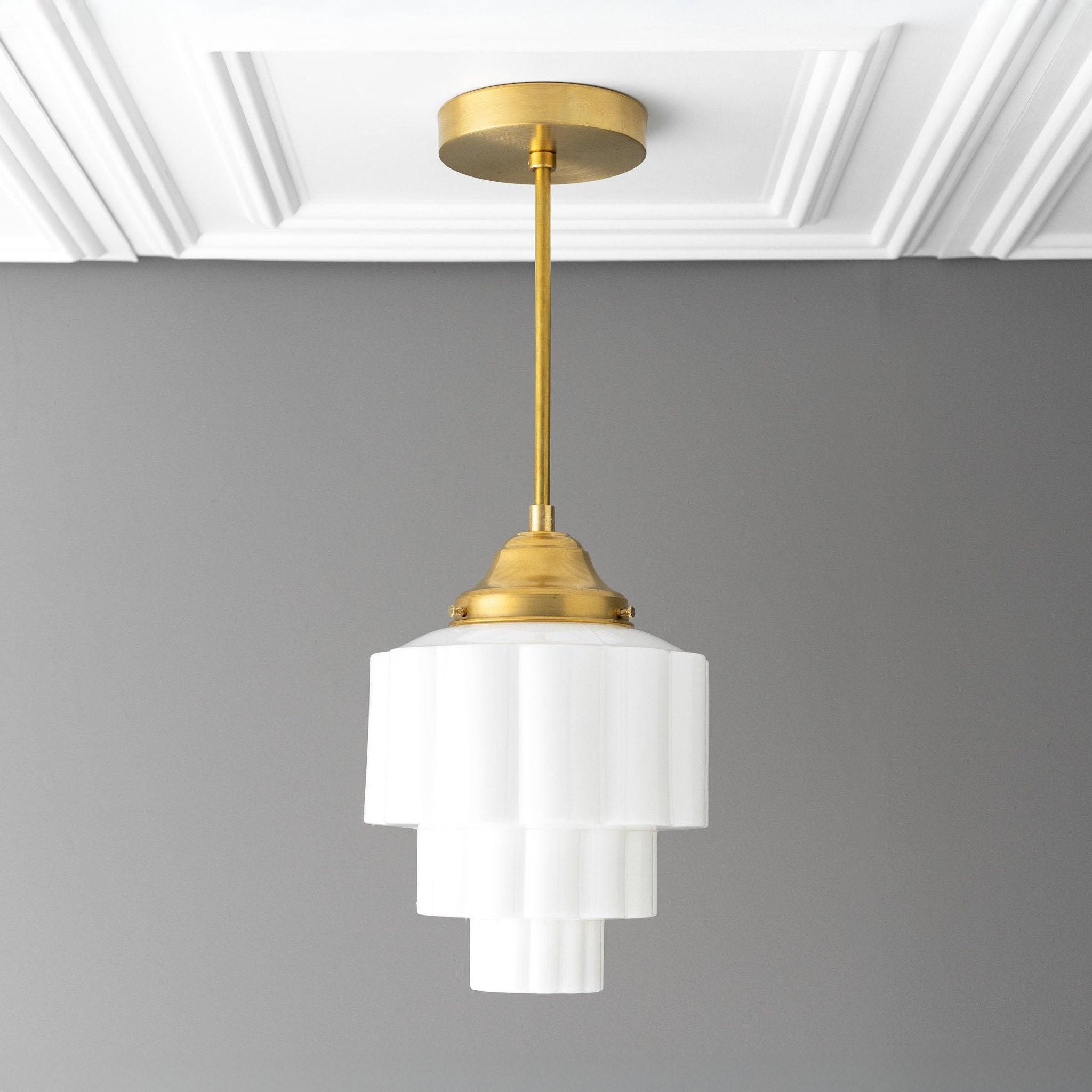 Geotower Glass Pendant Light - Elegant Home Lighting