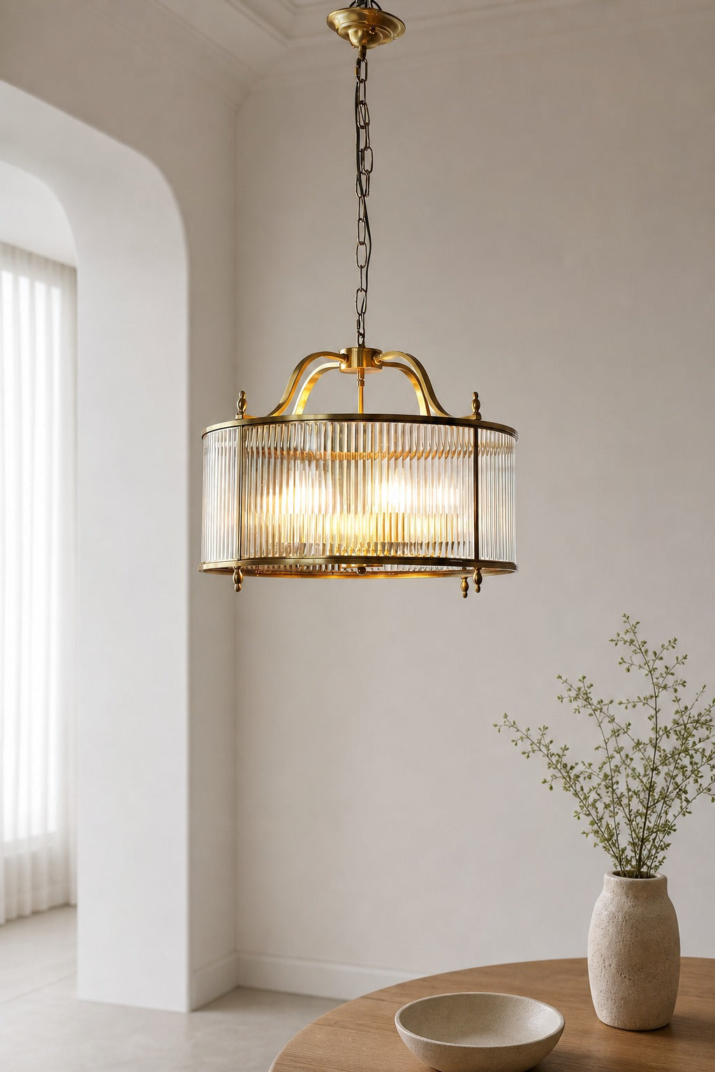 Lambeth Glass Chandelier