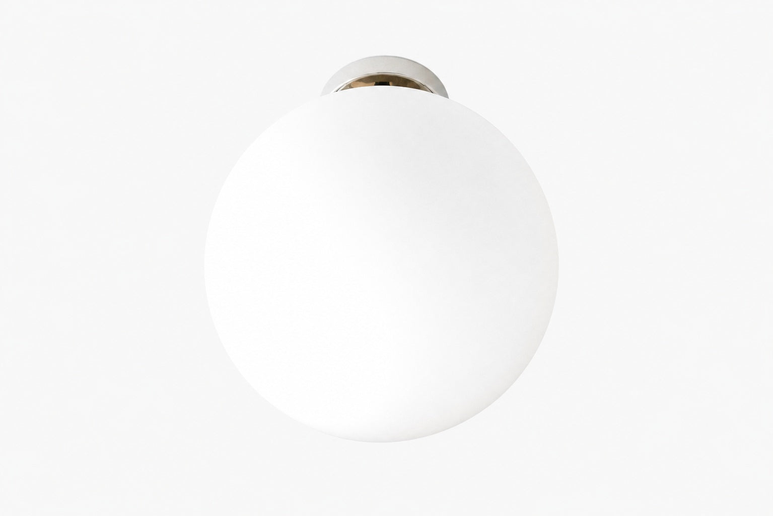 Glorica Glass 12 Inch Globe Ceiling Light - Frosted Glass Art Deco Pendant And Flush Mount