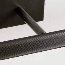 Zorv Sleek Picture Light – Ribbed Metal Frame Wall Light for Art or Photo Display