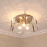 Load image into Gallery viewer, Modern Drum Water Ripple Ceiling Light - Glass Flush Mount Light
