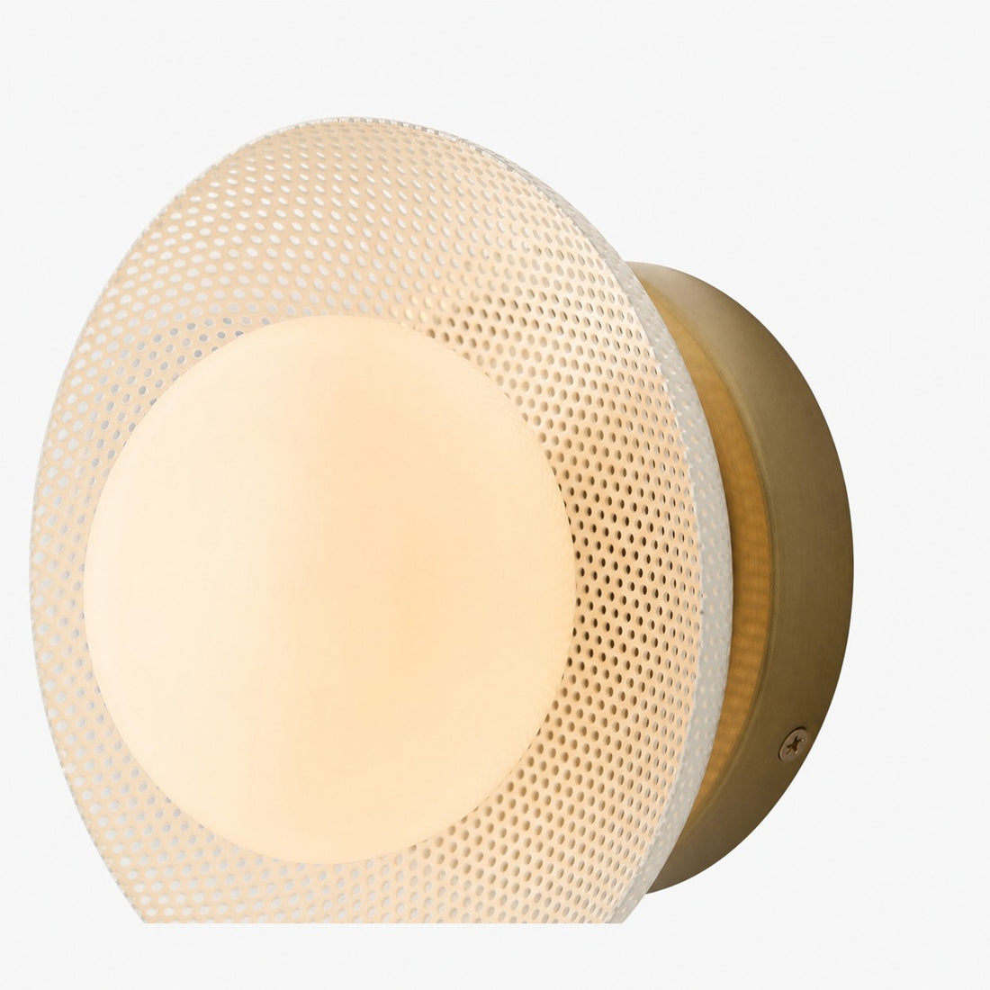 Elorina Sconce Wall Light - Textured Metal or Glass Shade