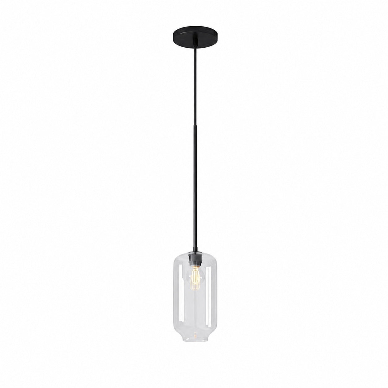 Lumivelle Pebble Pendant Light - Adjustable Glass Shade - Modern Lighting