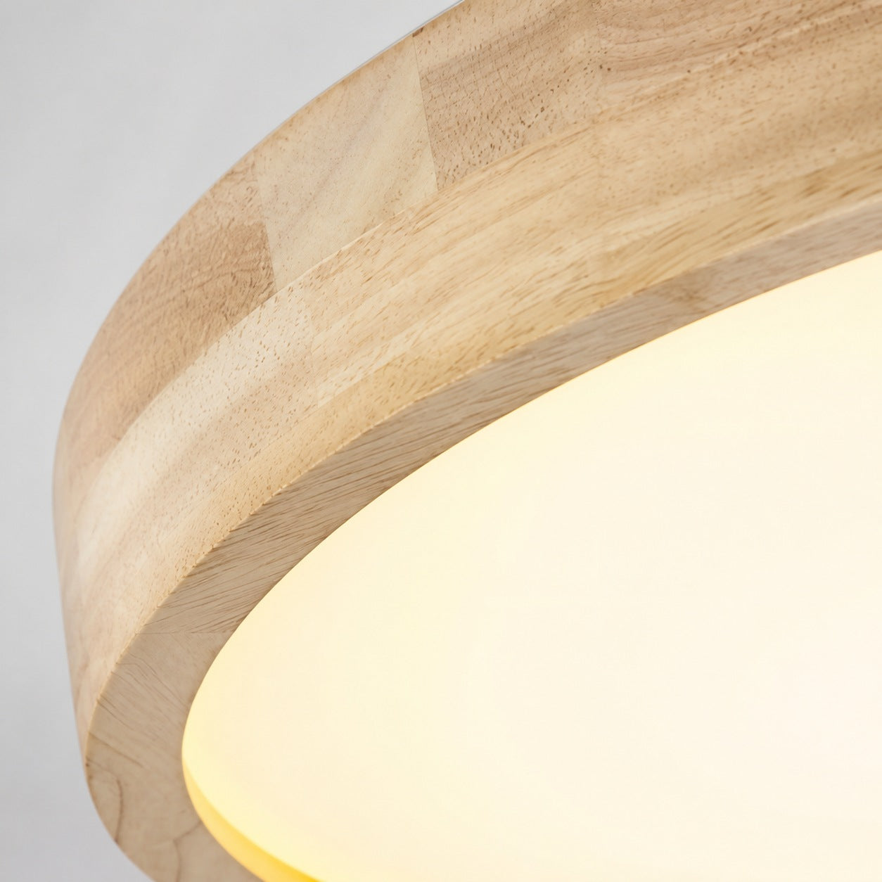LignoForma Geometric Shape Ceiling Light - Contemporary Wood LED Ceiling for Bedroom and Lounge