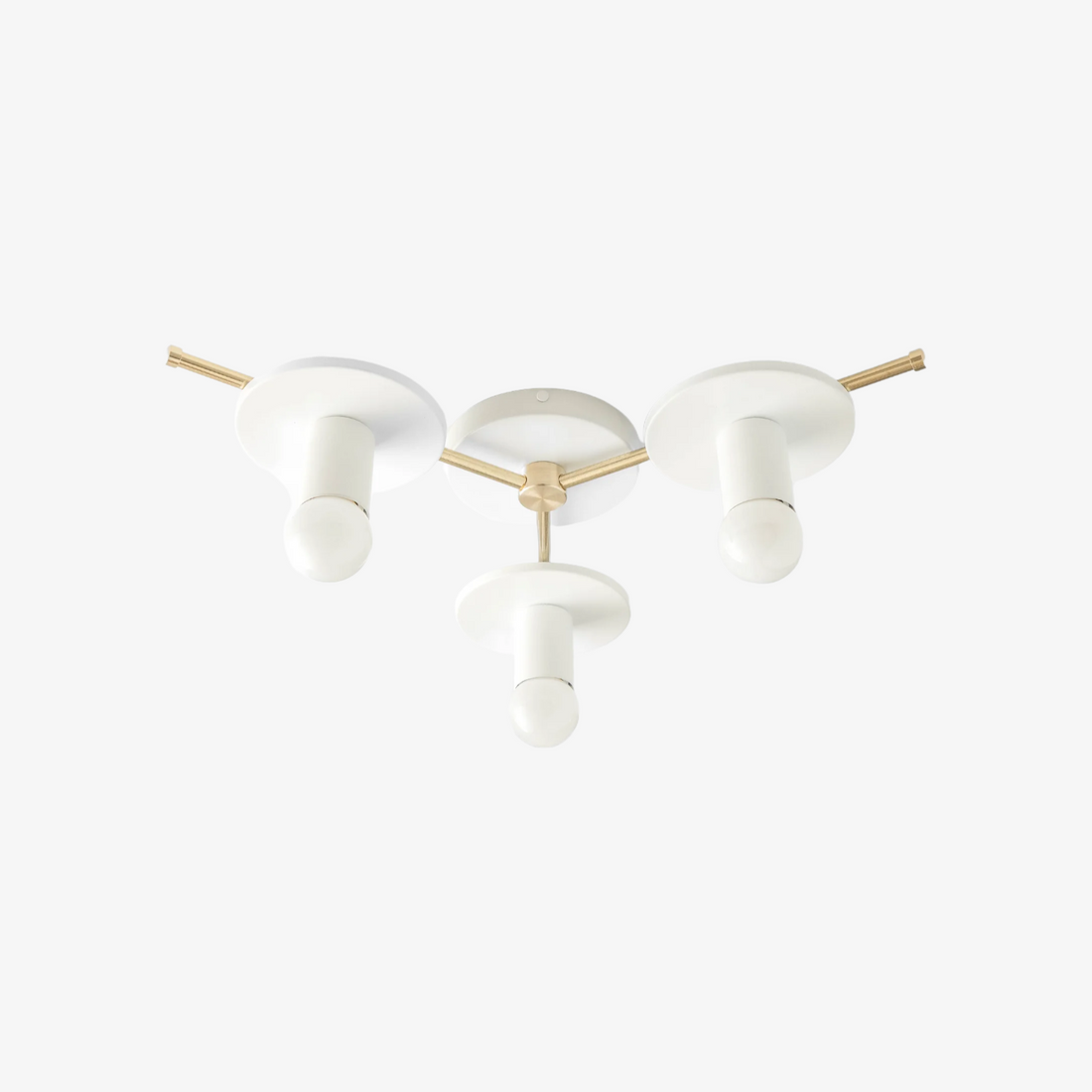 Radiro Globe Colorful Minimalist 3-Bulb Ceiling Light – Contemporary Flush Mount Fixture