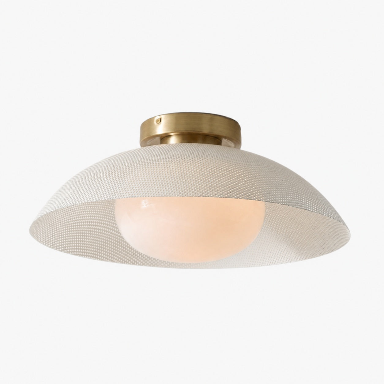 Elorina Flush Mount Glass/Metal Ceiling Light - A Stylish Fixture for Modern Spaces