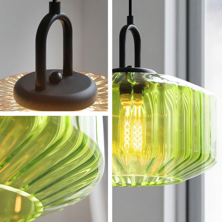 Enchanting Japanese Glass Pendant Light